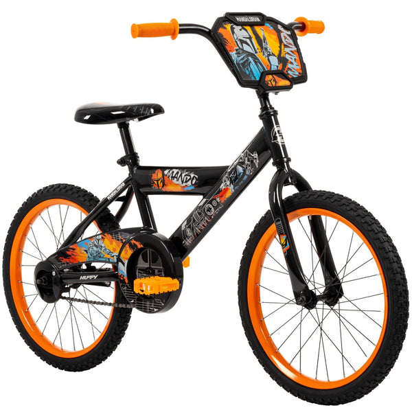 Lucasfilm Star Wars The Mandalorian Kids' Bike with Coaster Brakes, Ages 5-13, 18-in M0