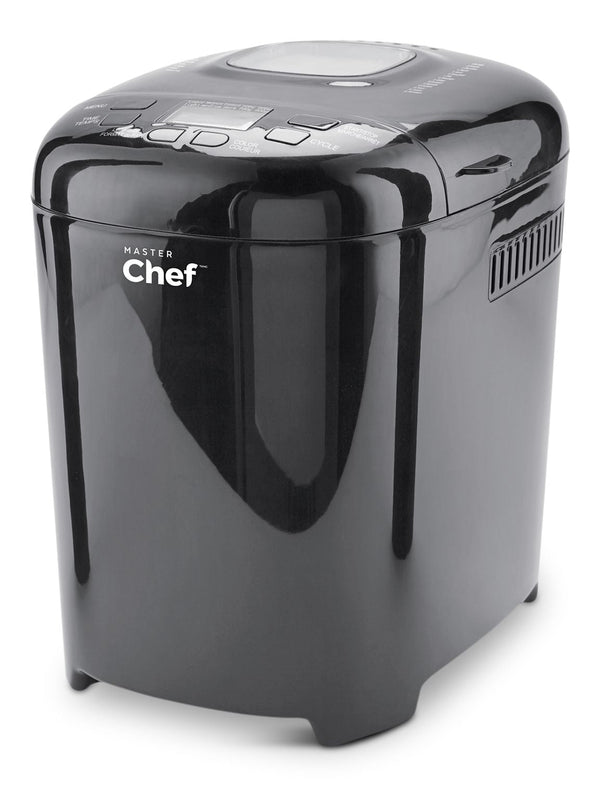 MASTER Chef Bread Maker with 12 Digital Functions, Black, 2lb F9