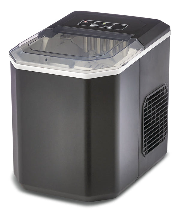 Master Chef Compact Countertop Ice Maker with LED Display, 26-lb Ice/Day, Black S6