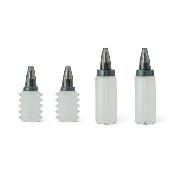 Master Chef Icing Bottle Set with 4 Different Tips, 4-pc L7