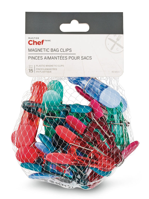MASTER Chef Magnetic Bag Clips, 15-pk D1