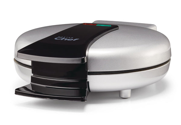 MASTER Chef Round, Non-Stick Waffle Maker, Silver Y0