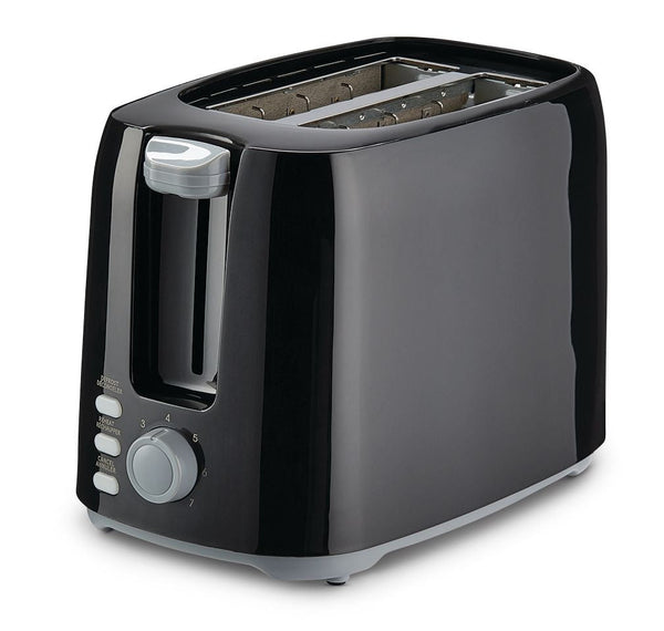MASTER Chef Wide Slots Toaster with 7 Settings, Black, 2-Slices W1