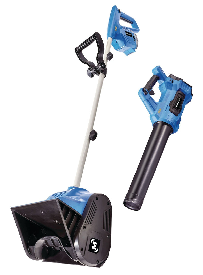 Mastercraft 20V Brushless 5.0Ah Snow Shovel & Blower Combo Kit, PWR POD Compatible R7