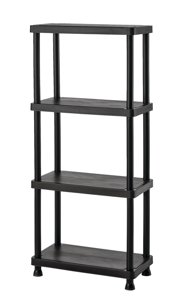 Mastercraft 4-Shelf Resin/ Plastic Storage Rack/ Shelving Unit, 23 x 12 x 52-in A5