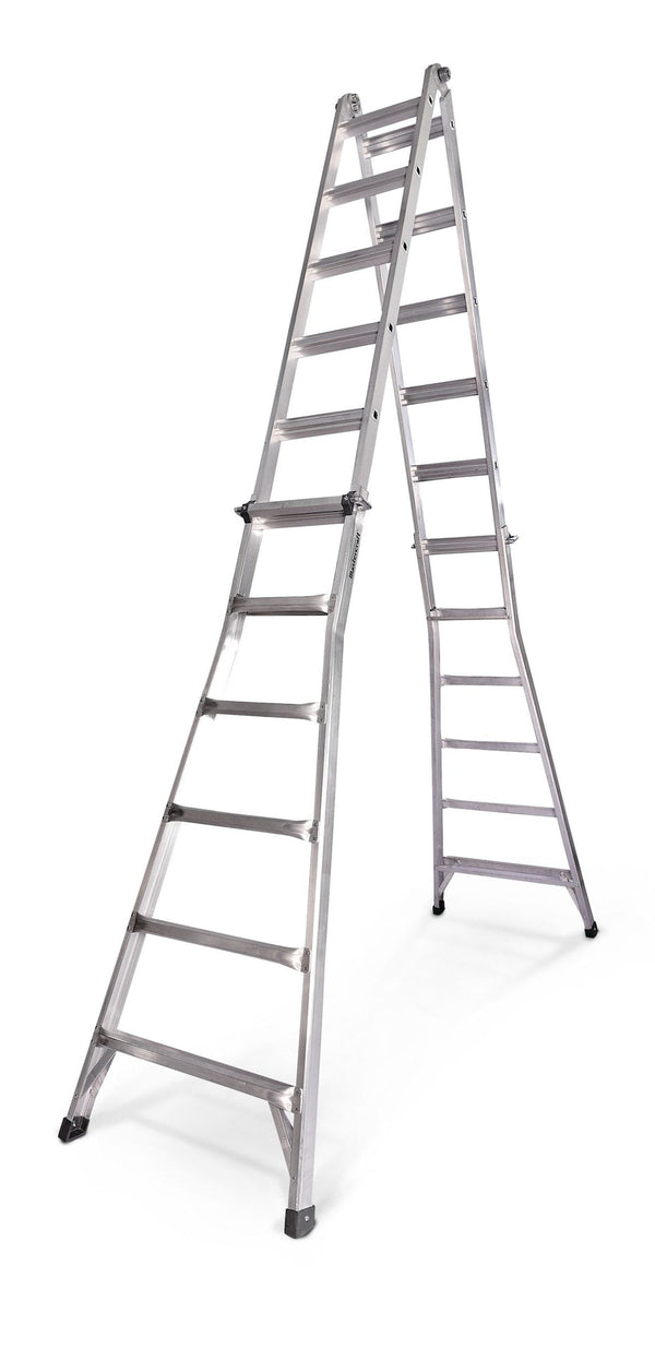 Mastercraft Grade 1A Aluminum Multi-Task Ladder, 25-ft, 300-lb T0