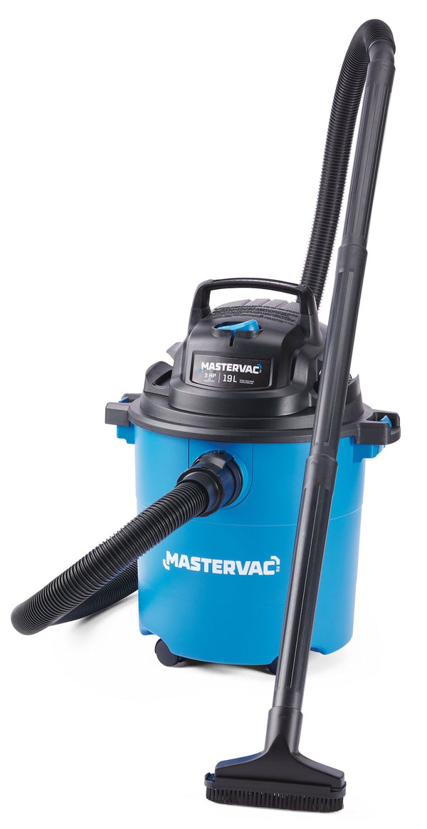 Mastervac VOC507P 4.0 Peak HP Wet/Dry Shop Vacuum with Hose & Accessories, 18.9-L I2