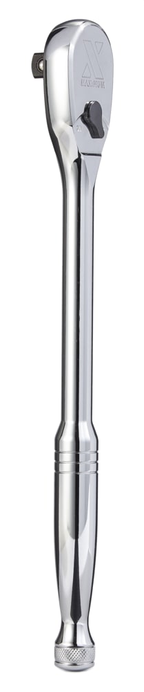 MAXIMUM 1/2-in Drive 90-Tooth Ratchet, CRV, Nickel-Chrome Plating, 13-in Q6