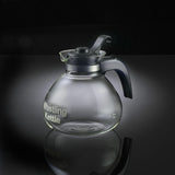Medelco 1.4L Glass Whistling Stovetop Kettle, Dishwasher Safe