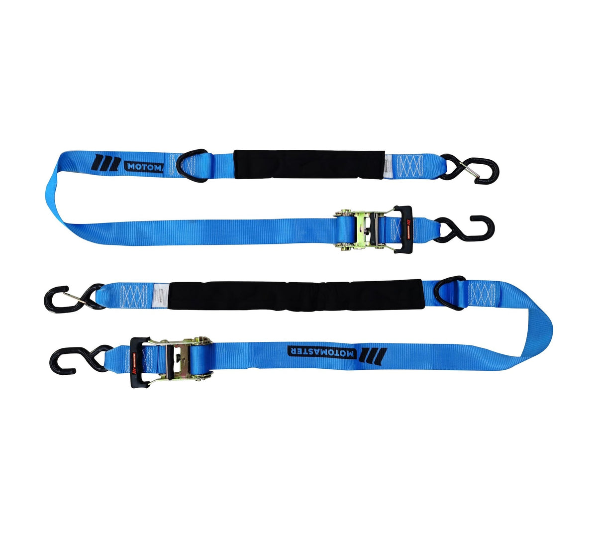 MotoMaster 3,600-lb Heavy Duty Ratchet Tie Down Strap, Assorted Sizes, 4-pk