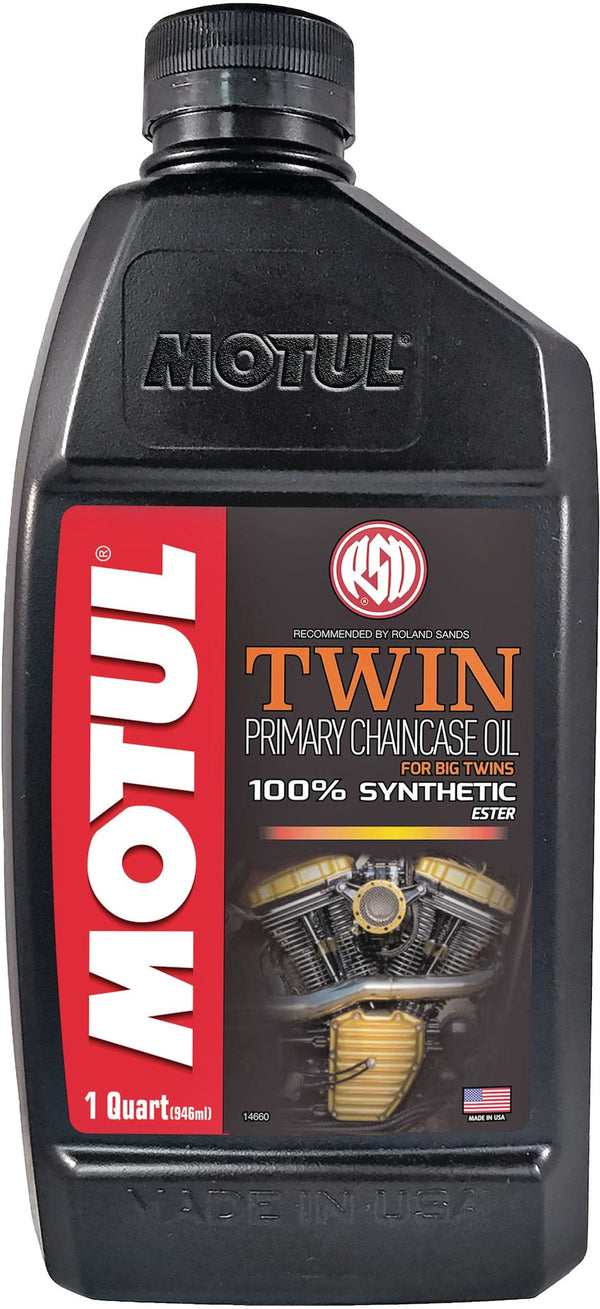 Motul Twin Synthetic Primary Chain Case Motorcycle Oil, 1-L S6