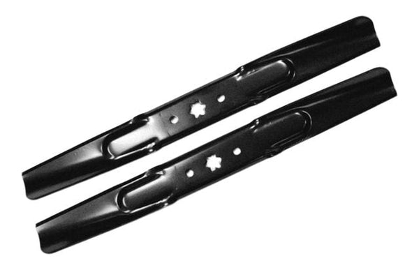 MTD Lawn Tractor Two Blade Replacement Set, 2-in-1, 00-in, 5 star mount F9