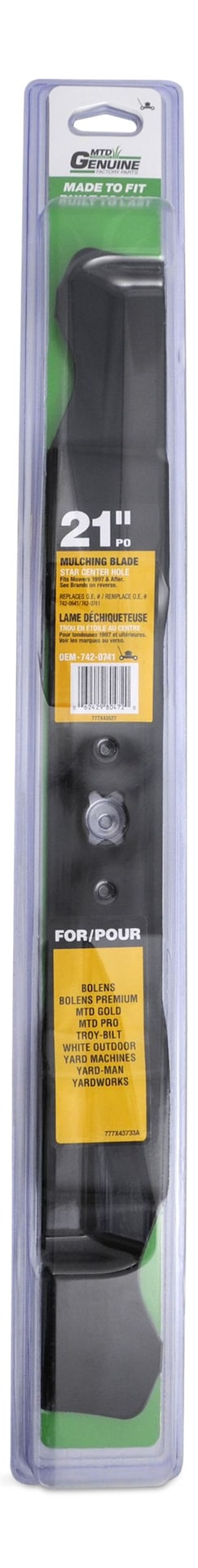 MTD Mulch Lawn Mower Replacement Blade, 21-in P6
