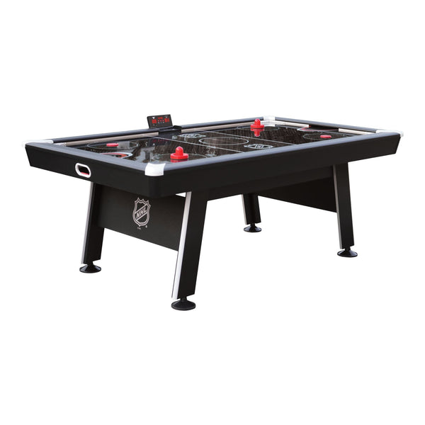 NHL Attacker Hover Air Hockey Game Table with Electronic Scoreboard, Pucks & Pushers, 84-in I8