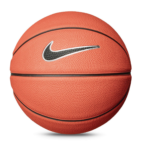 Nike Skills Mini Kids' Indoor/Outdoor Rubber Basketball, Size 3 (22.5-in), Amber/Black/White F4
