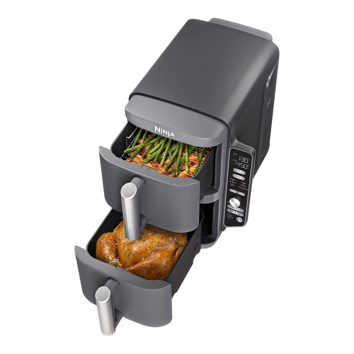 Ninja DoubleStack XL Multi-Rack Air Fryer with 2 Baskets & 6 Functions, 10-qt
