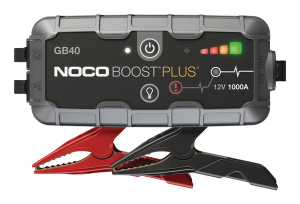 NOCO GB40 Boost Plus Booster Pack/Jump Starter, 1000-Amp, 12V Z8