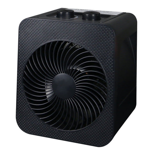 NOMA Portable 2-In-1 Personal Heater & Fan, 1500W, Black A7