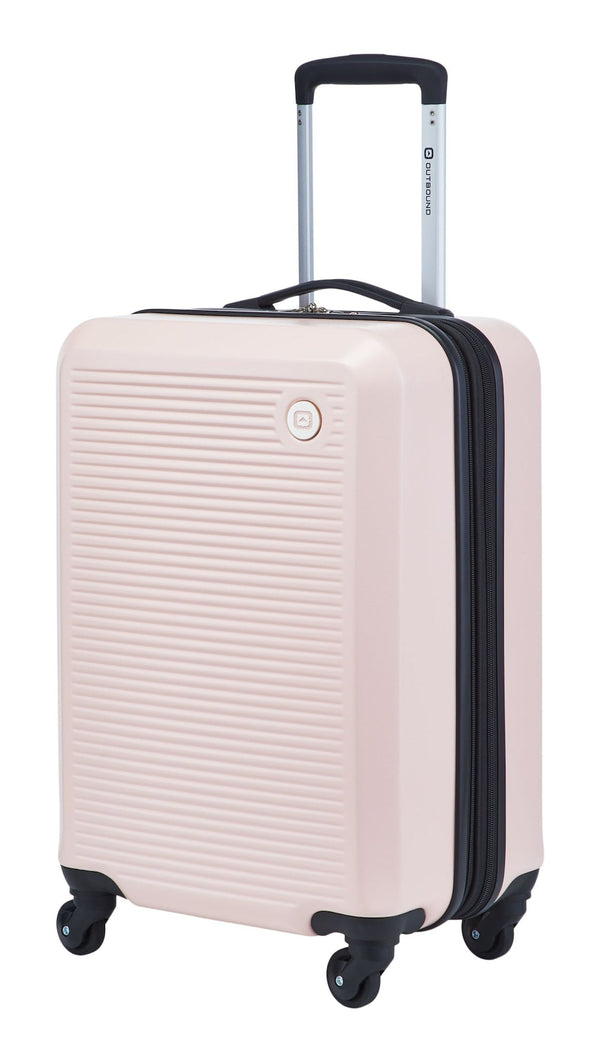 Outbound Hardside Carry-On Spinner Flex Travel Suitcase, Pink, 21-5/8-in U1