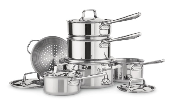 PADERNO Canadian Professional Clad Cookware Set, Oven Safe, 12-pc G4