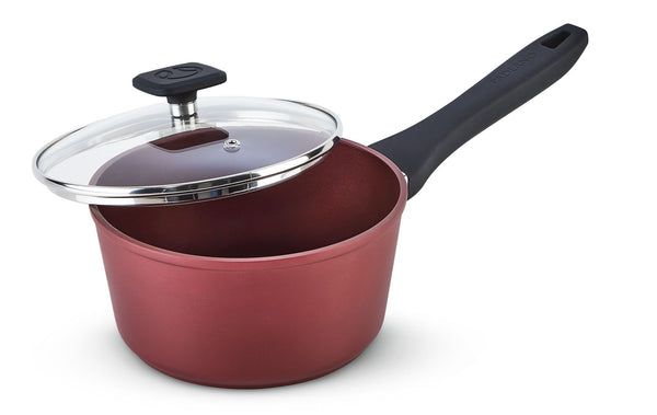 PADERNO Classic Saucepan, PFOA-Free, Non-Stick, Maroon T4