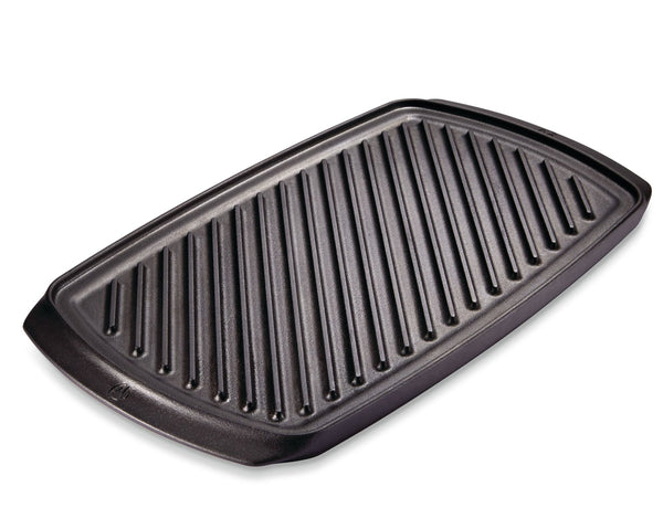 PADERNO Signature Cast Iron Reversible Grill & Griddle, BBQ & Oven Safe, Black, 20-in x 10-in C5