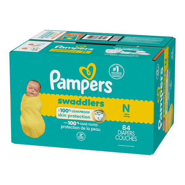 Pampers Swaddler Size 0 Newborn Baby Diapers, 84-pc T4