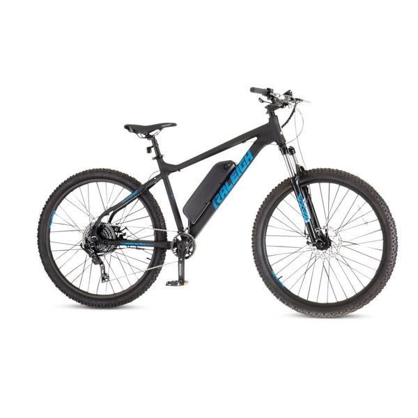 Raleigh Ascend Hardtail Mountain 36V Electric Bike, 350W Motor, 27.5-in Wheel, Black Y5