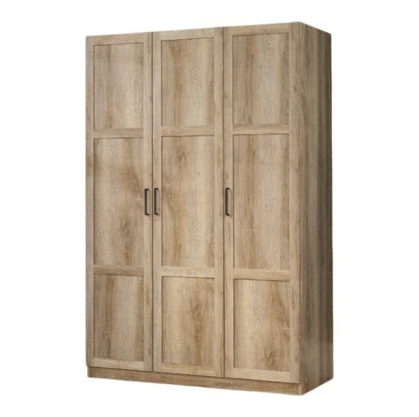 Sauder 3 Door Wardrobe, Shaker Oak H6