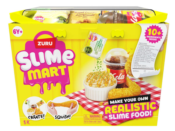 Slime Mart Small Shopping Basket, Series 2, Fast Food, Yellow O1