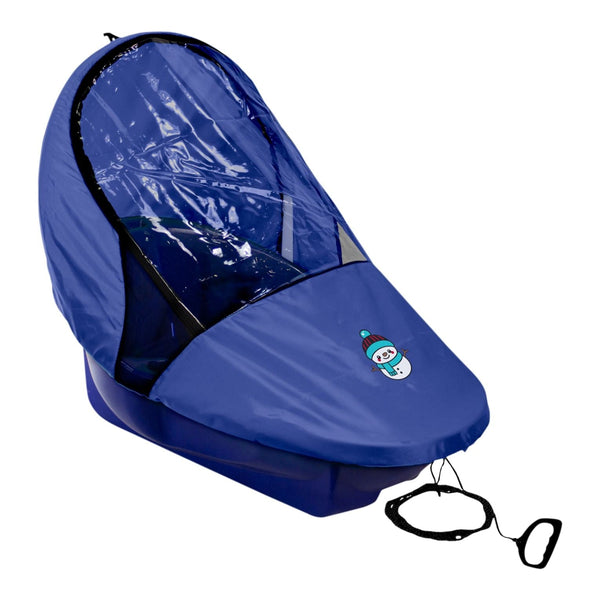 Snocruzer Covered Baby Sled/Toboggan for Ages 12-36 Months, Blue B8