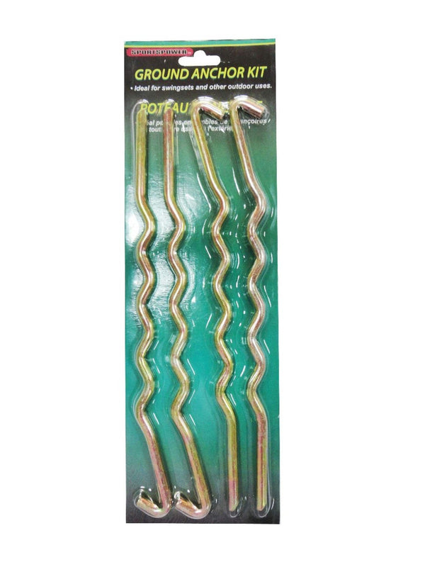 Sportspower Outdoor Heavy Duty Steel Swing Set Anchors, 4-pk C1