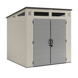 Suncast Modernist 7x7-ft Vanilla/Dove Grey Storage Shed