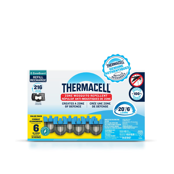 Thermacell Rechargeable 216 Hour Refill Bulk Pack, 6 36-Hour Refills R3