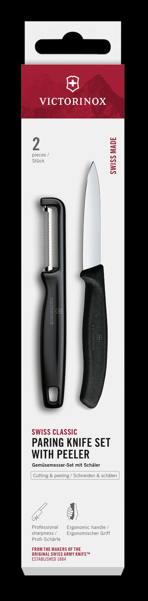 Victorinox Dishwasher Safe Paring Peeler Set, 2-pc R4