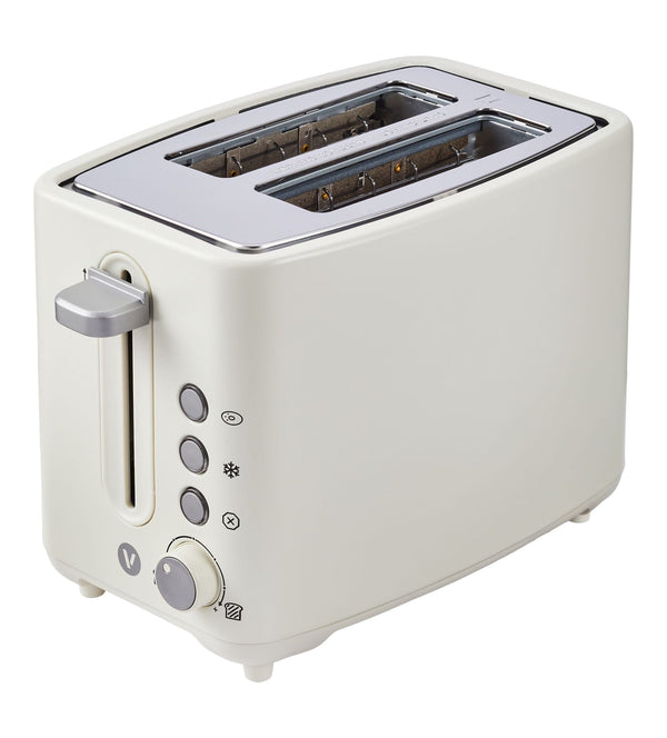 Vida by PADERNO Colour Series 2-Slice Toaster with 3 Settings, Shortbread A3