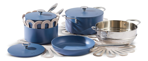 Vida by PADERNO Non-Stick Cookset, Blue, 8-pc I7