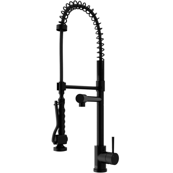 VIGO Zurich Kitchen Faucet, Matte Black F3