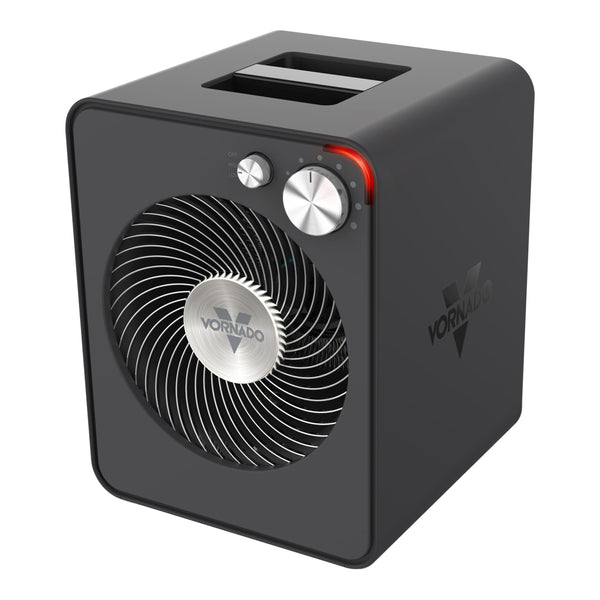 Vornado VMHi300 Whole Room Metal Heater with Adjustable Thermostat, Storm Grey B5
