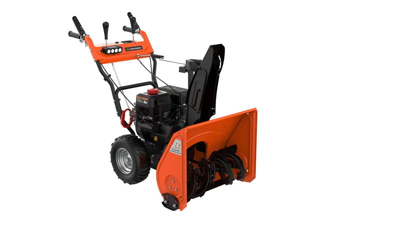 YardForce 24-in 212cc 2-Stage Snowblower with Steel Chute W8
