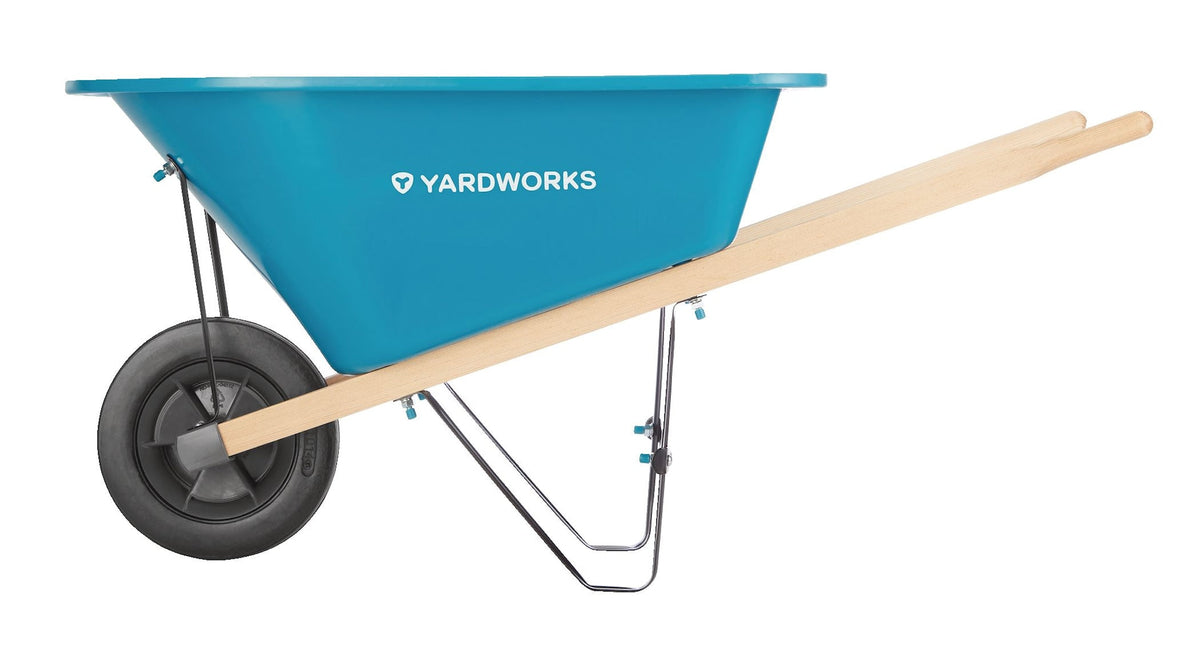 Yardworks Plastic Tray 1-Wheel Kids Wheelbarrow